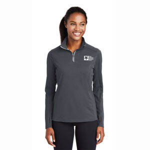 Sport-Tek Women's Sport-Wick Textured 1/4-Zip Pullover LST860